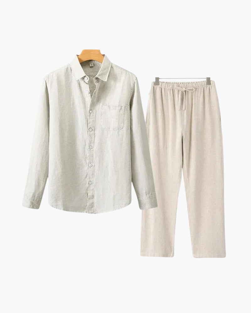 CONOR™ | LINEN COMBO (LONGSLEEVE)