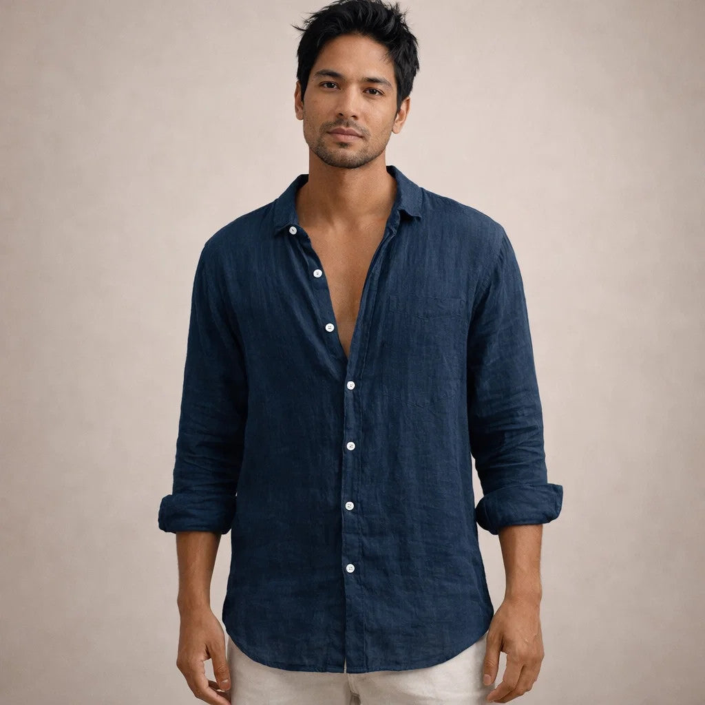 CONOR™™ | Open Collar Shirt