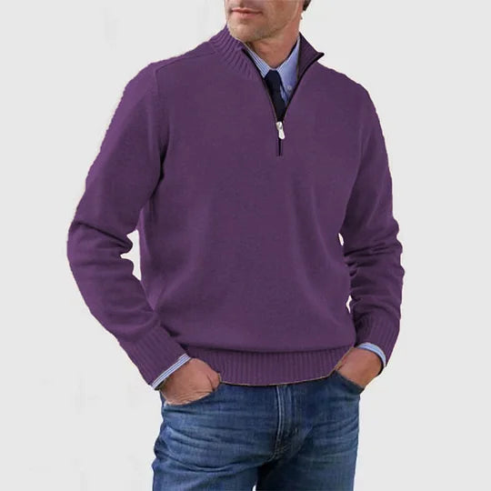 CONOR™ | CASUAL HALF-ZIP SWEATER