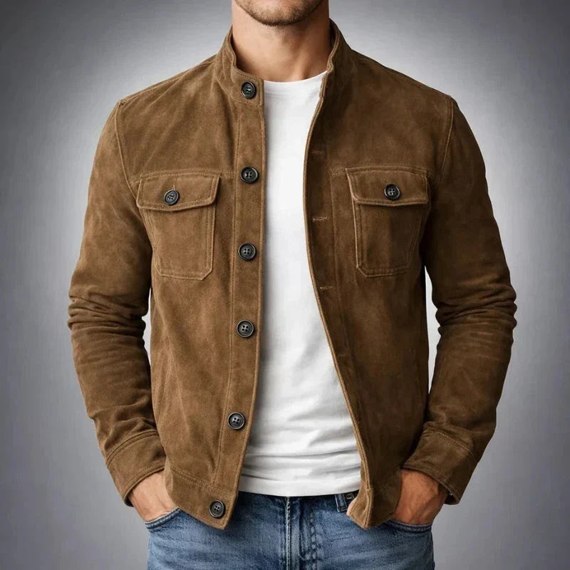 CONOR™ | Vintage Suede Utility Jacket