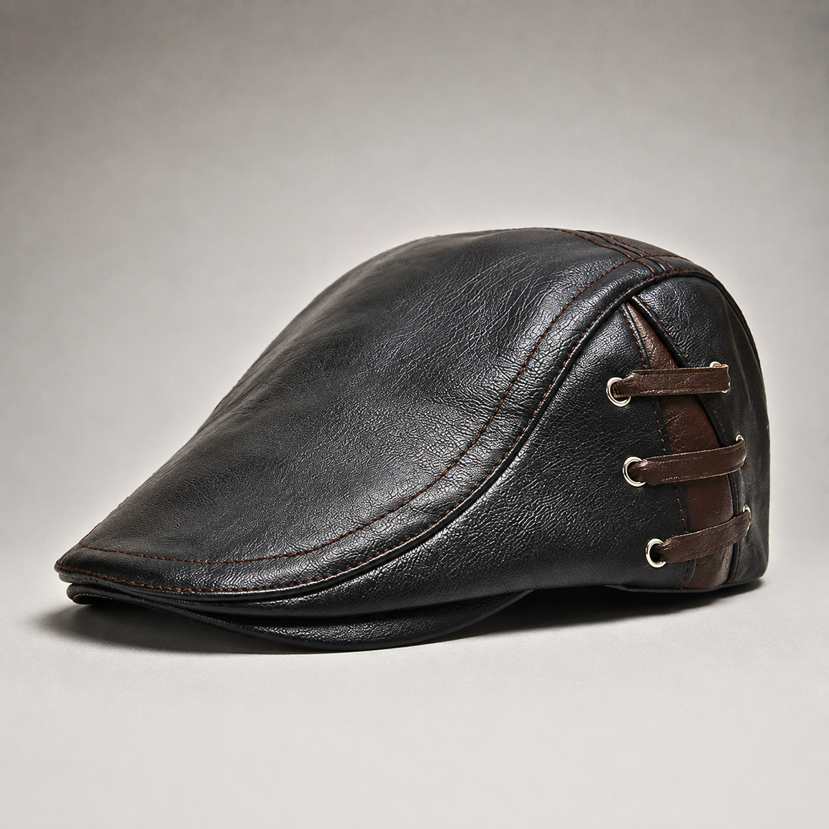 CONOR™ | Corbin Leather Driving Cap