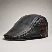 CONOR™ | Corbin Leather Driving Cap