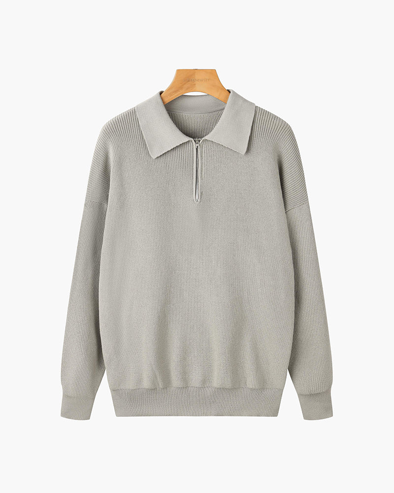 CONOR™ | Rason Zip-Up Sweater