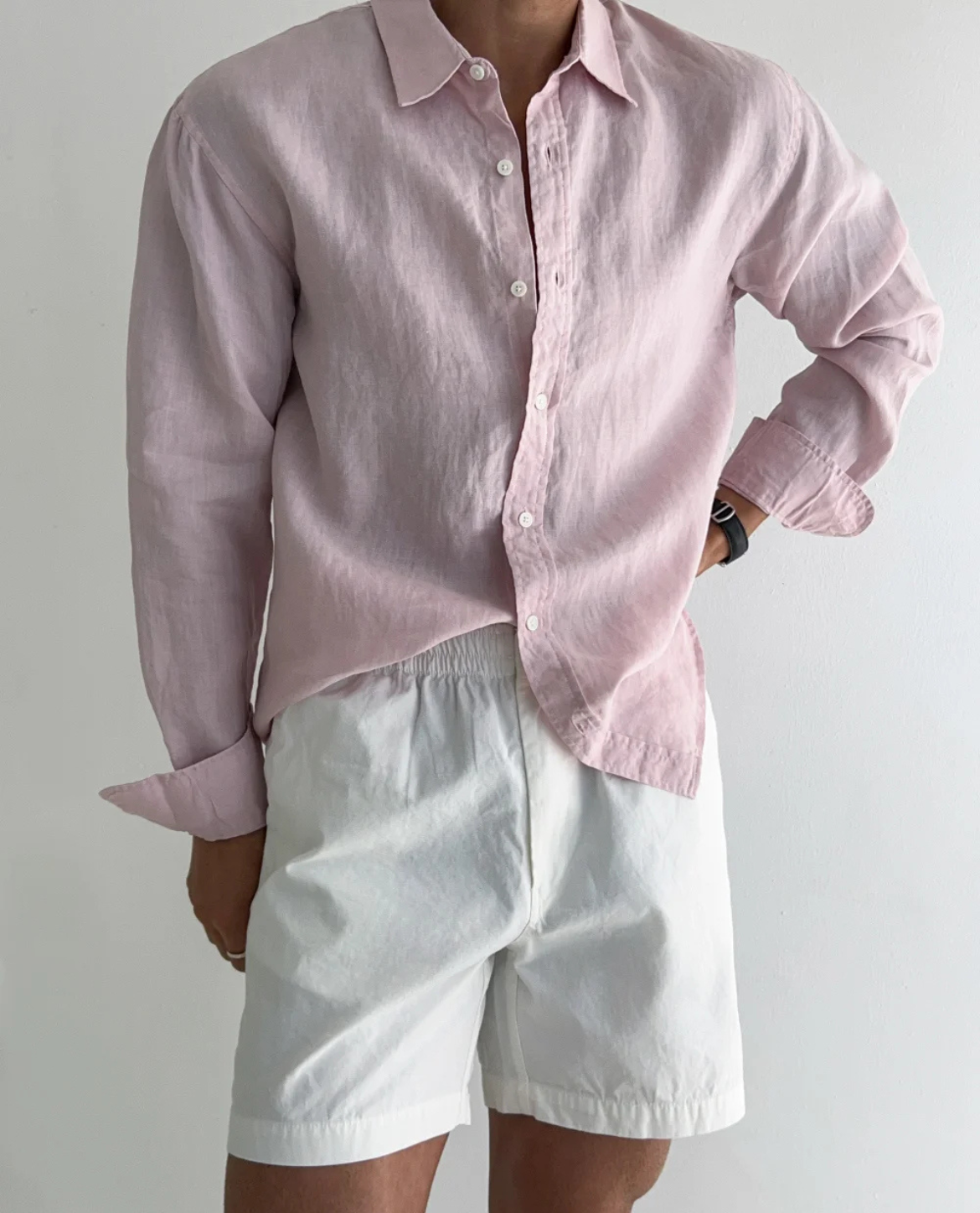 CONOR™™ | Men's Santorini Linen Shirt