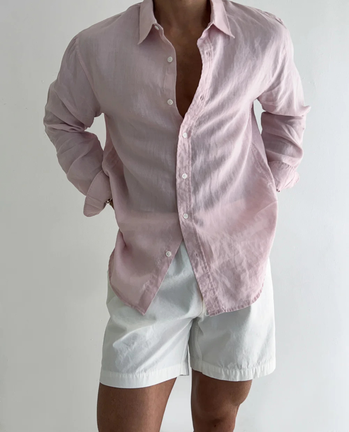 CONOR™™ | Men's Santorini Linen Shirt
