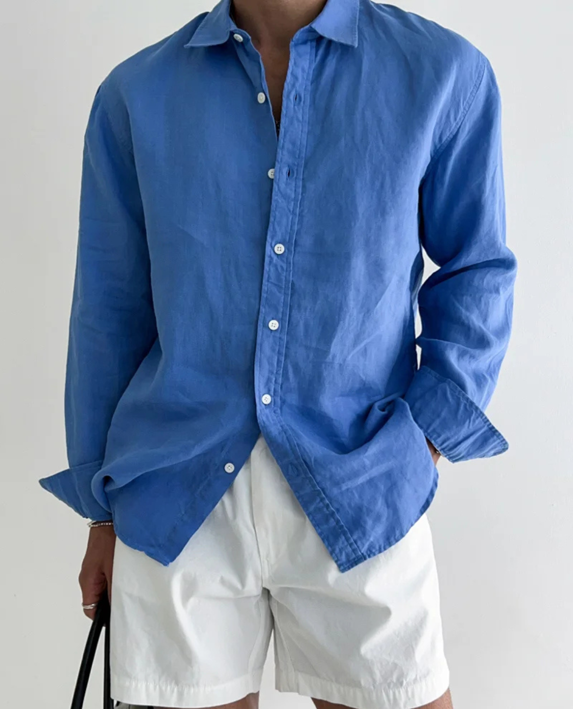 CONOR™™ | Men's Santorini Linen Shirt