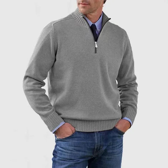 CONOR™ | CASUAL HALF-ZIP SWEATER