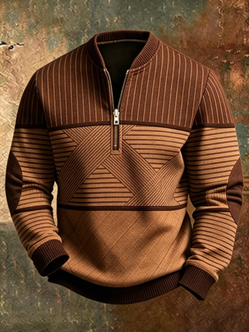 CONOR™ | Stylish Men's Half-Zip Sweater