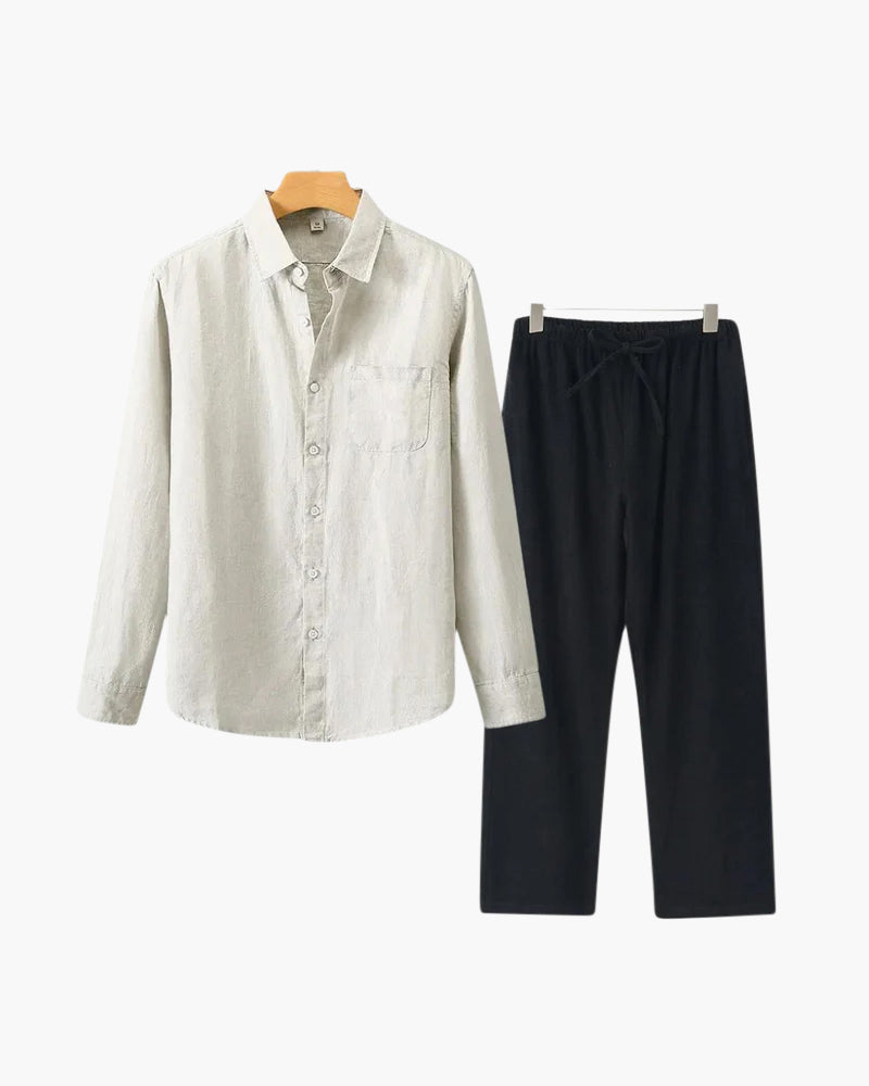 CONOR™ | LINEN COMBO (LONGSLEEVE)