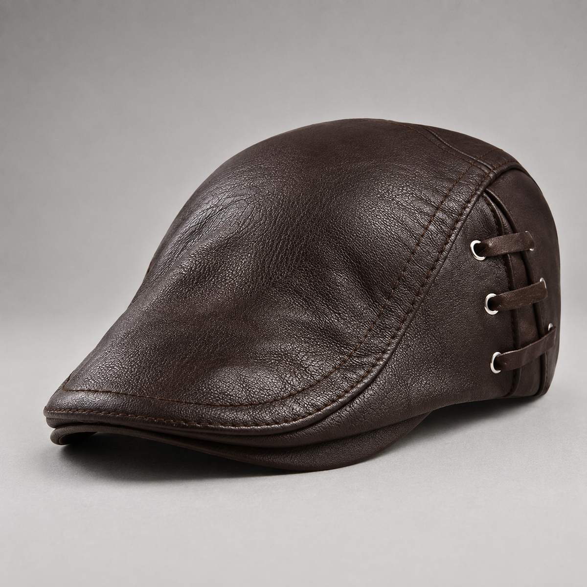 CONOR™ | Corbin Leather Driving Cap