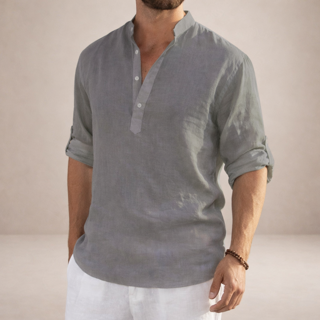 CONOR™™ | Stand Collar Shirt