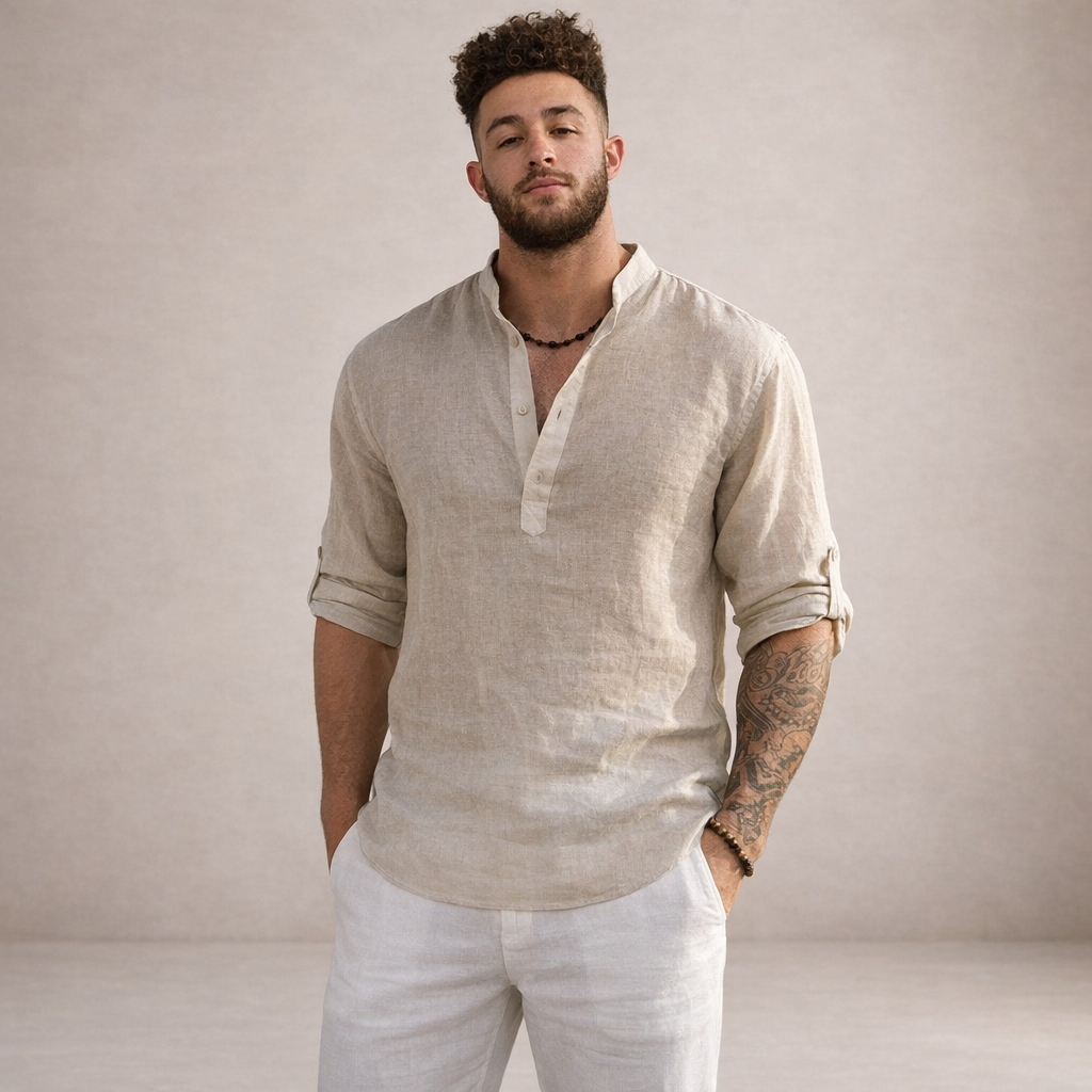 CONOR™™ | Stand Collar Shirt