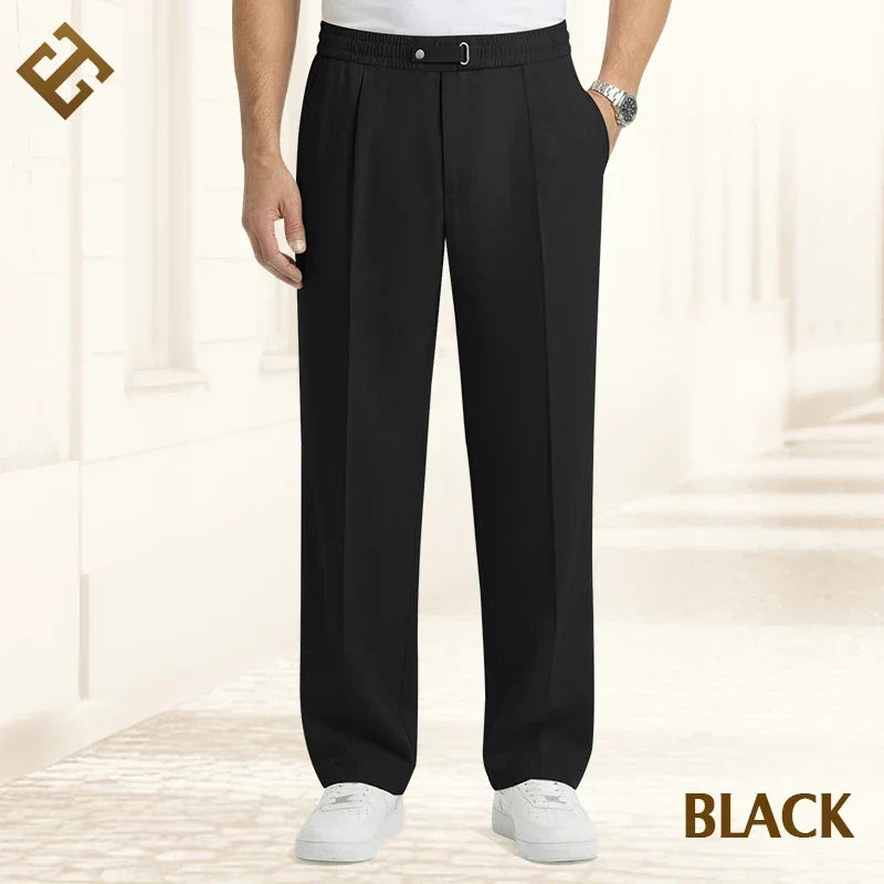 EaseTailor - Flexible Straight-Fit Smart Comfort Pants