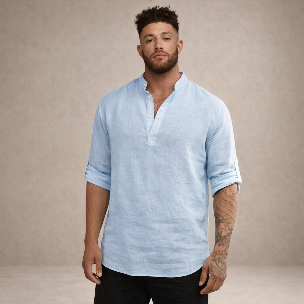 CONOR™™ | Stand Collar Shirt