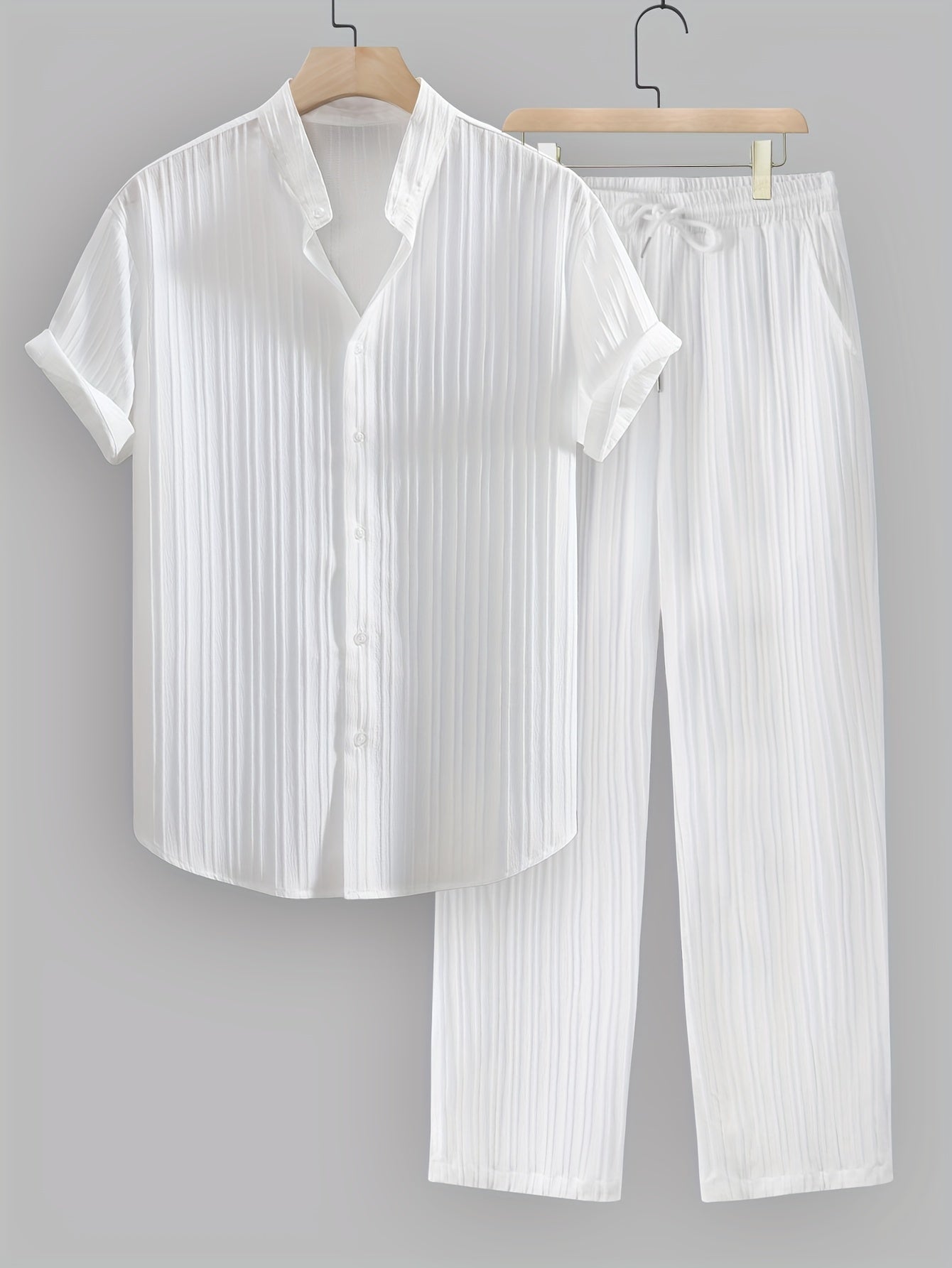 CONOR™™ | Men's Ribbed Fabric Co-Ord Set