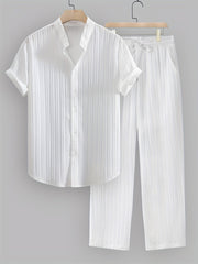 CONOR™™ | Men's Ribbed Fabric Co-Ord Set