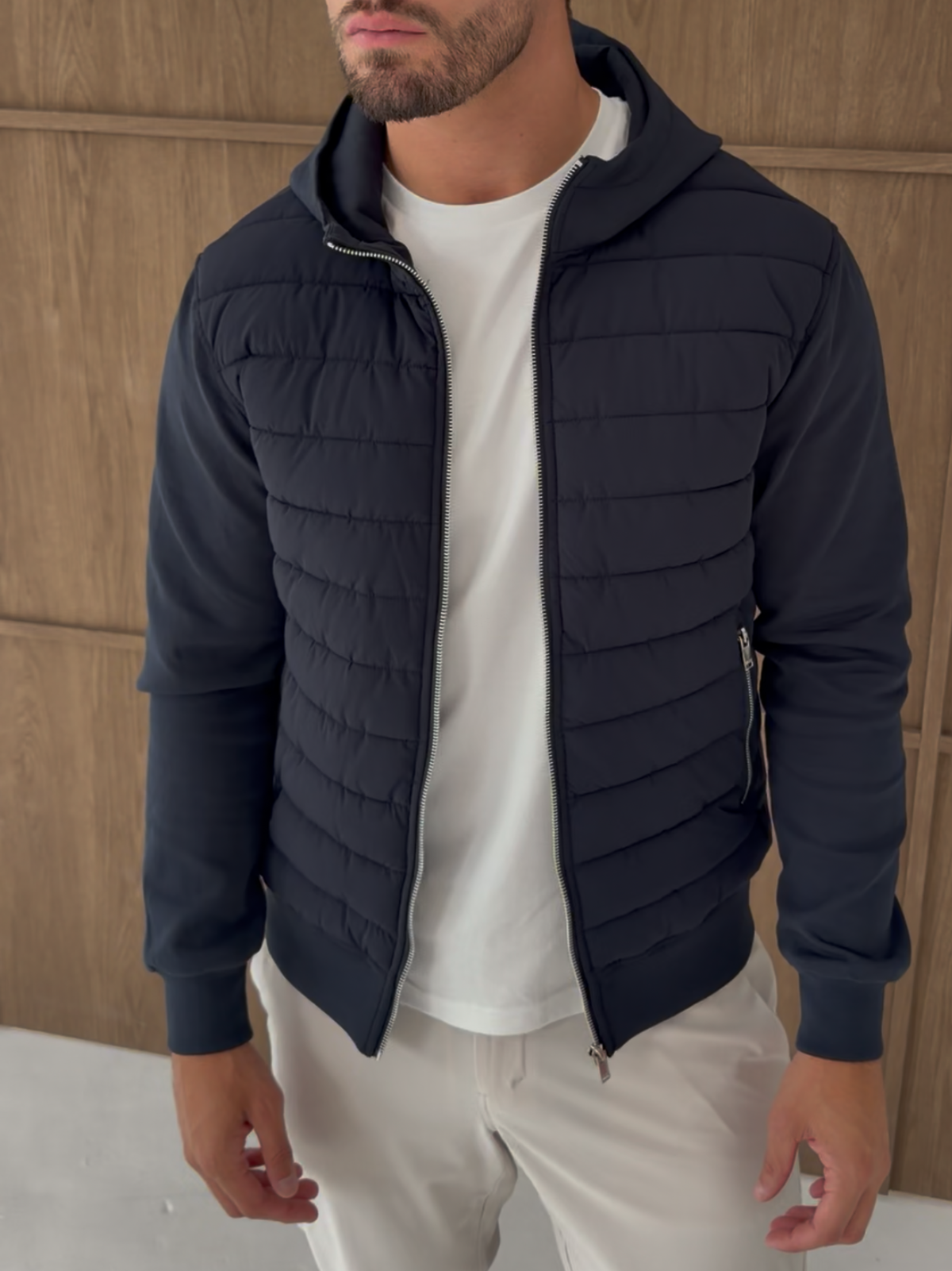 CONOR™ | Hybrid Quilted Hooded Jacket