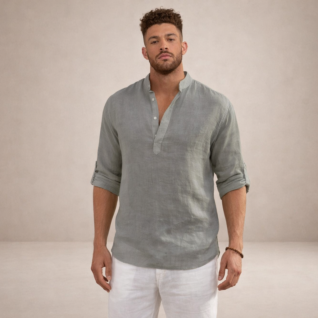 CONOR™™ | Stand Collar Shirt