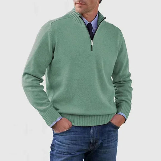 CONOR™ | CASUAL HALF-ZIP SWEATER
