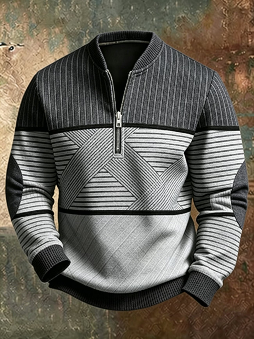 CONOR™ | Stylish Men's Half-Zip Sweater