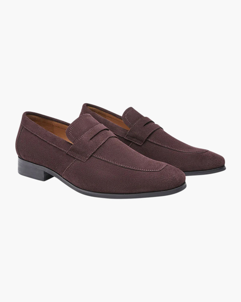 CONOR™ | SUEDE PENNY LOAFERS