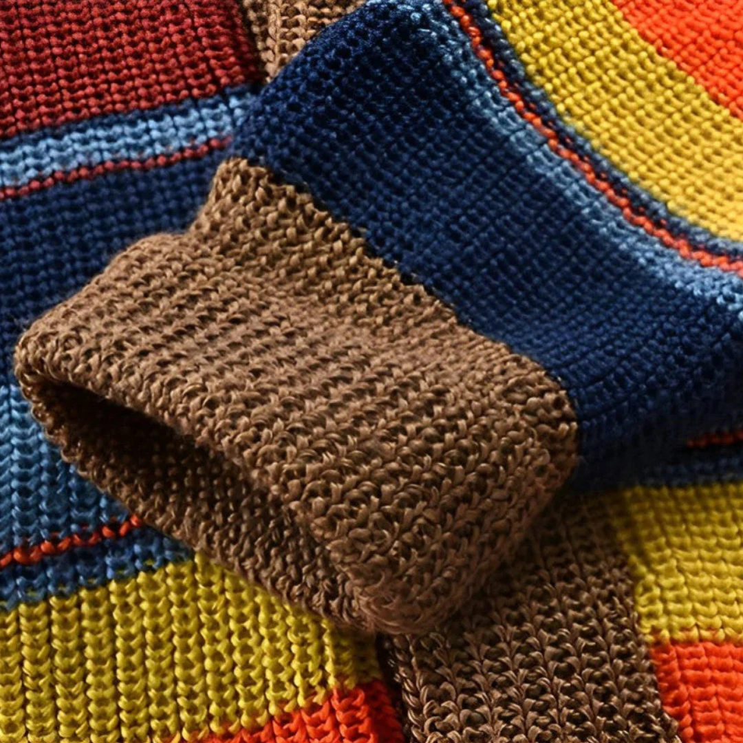 CONOR™ | Men's Striped Shawl Collar Cardigan
