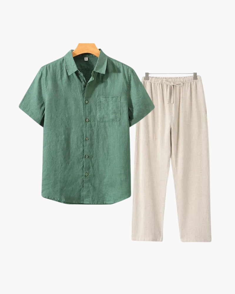 CONOR™ | LINEN COMBO (SHORTSLEEVE)