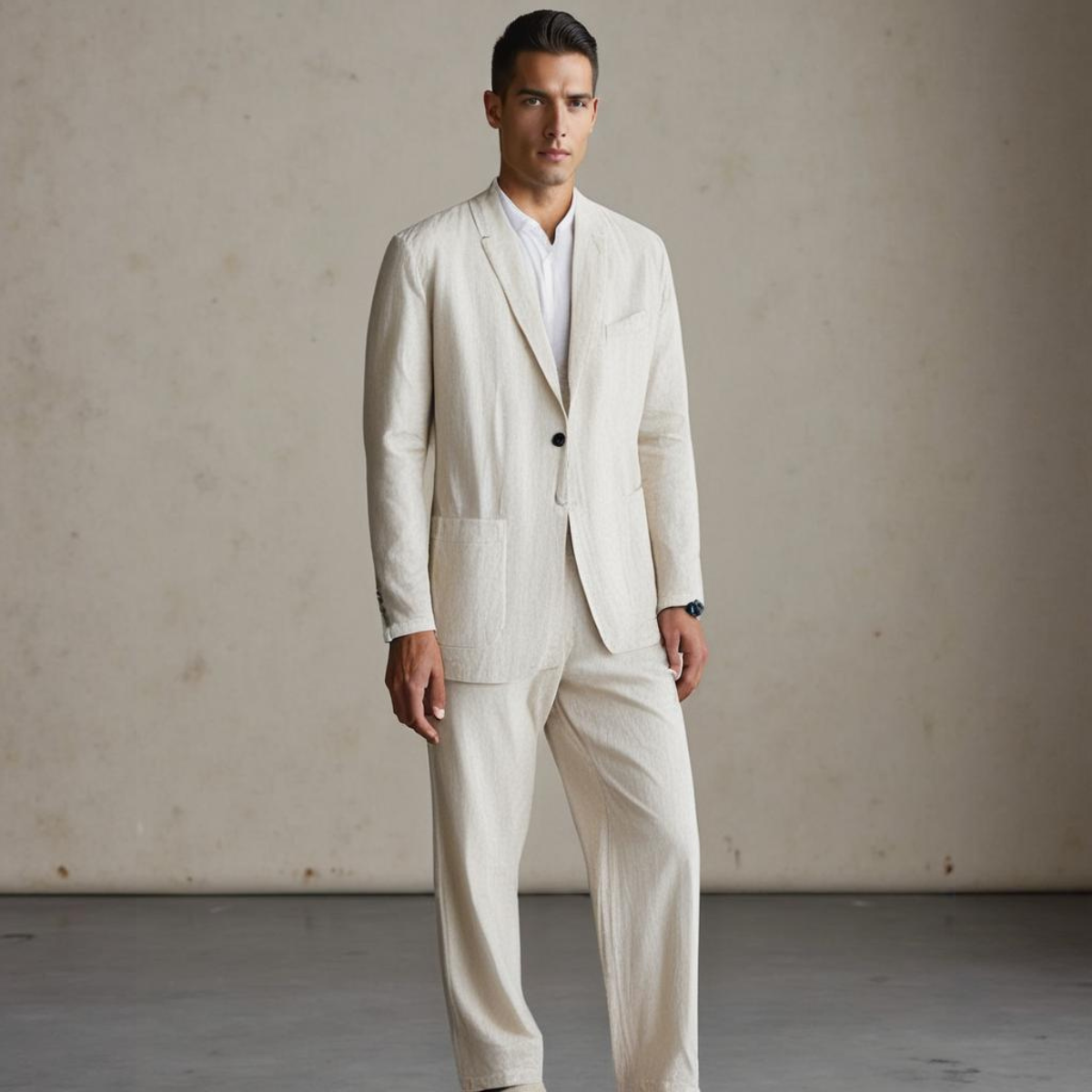 CONOR™™ | Men's Linen-Cotton Suit