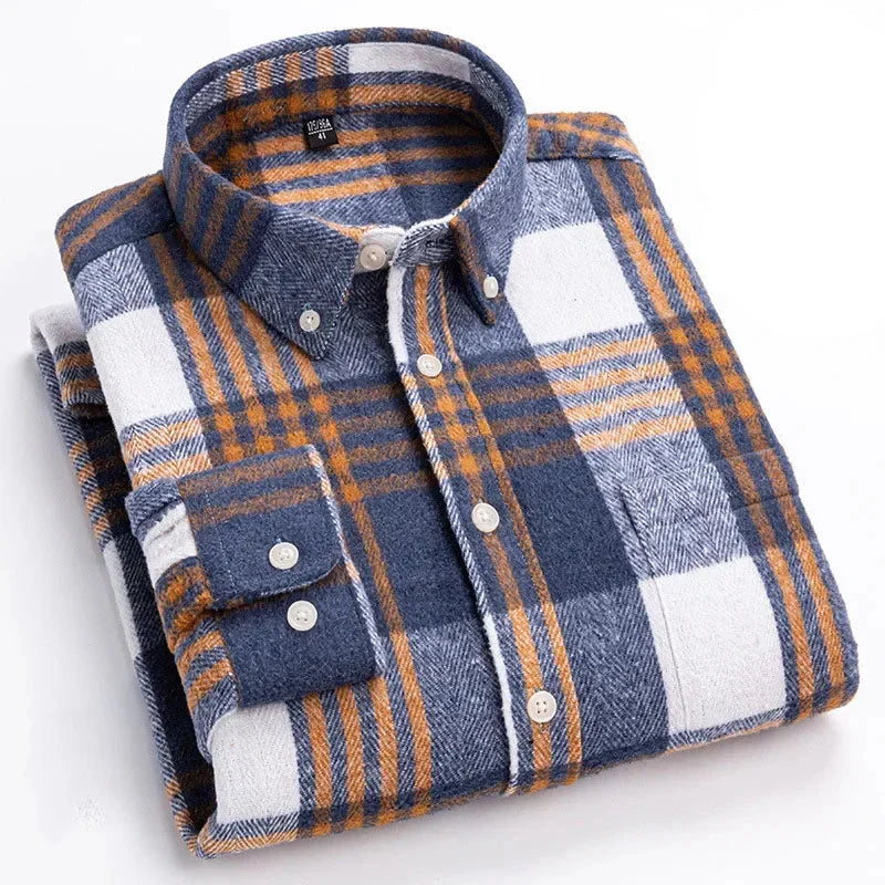 CONOR™ | Rockwell Brushed Cotton Flannel Shirt