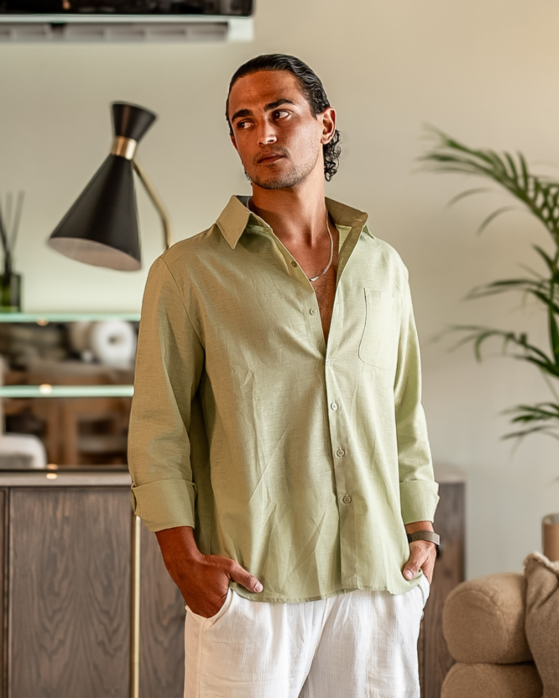 CONOR™ | 100% LINEN SHIRT