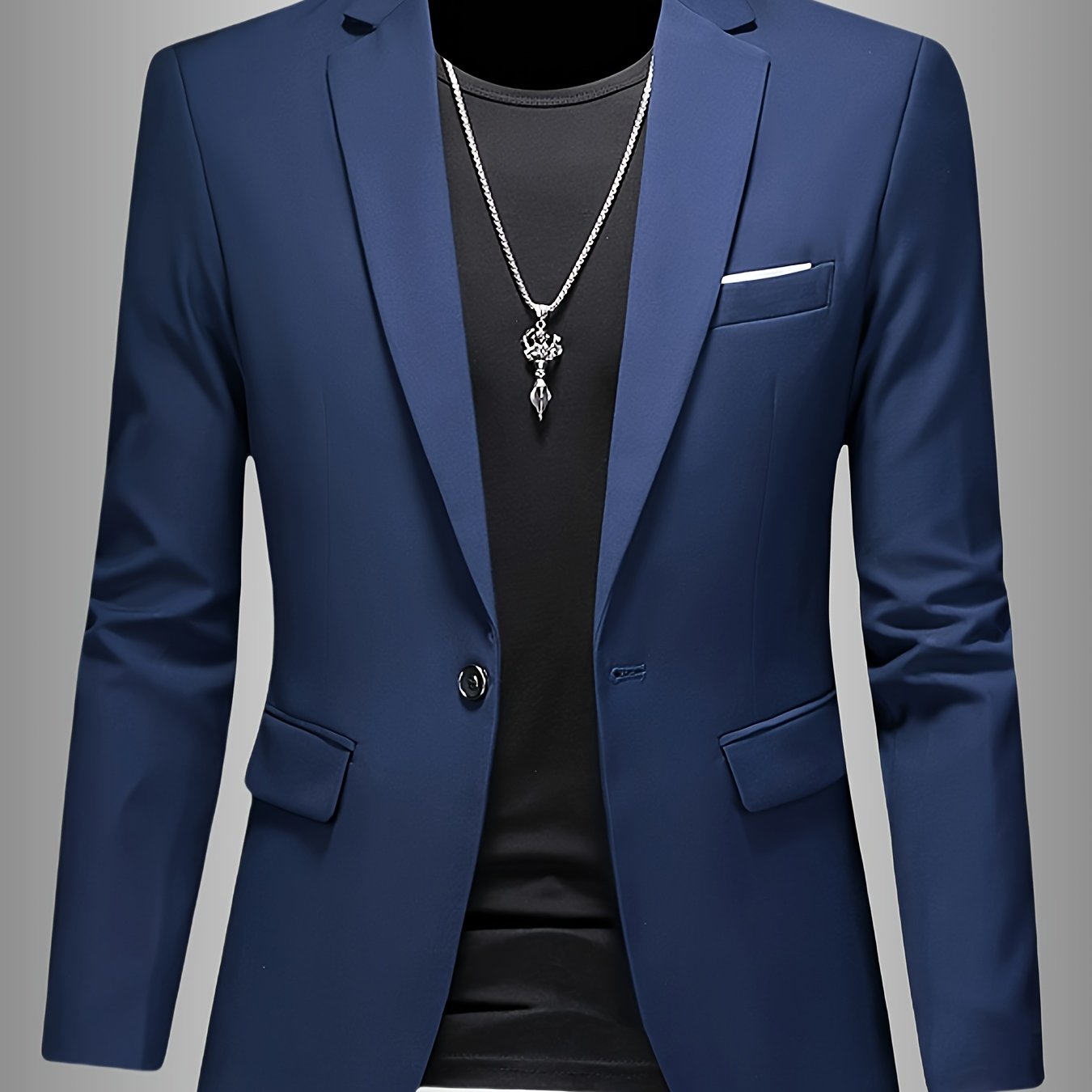 CONOR™| Men's Skinny-Fit Woven Blazer