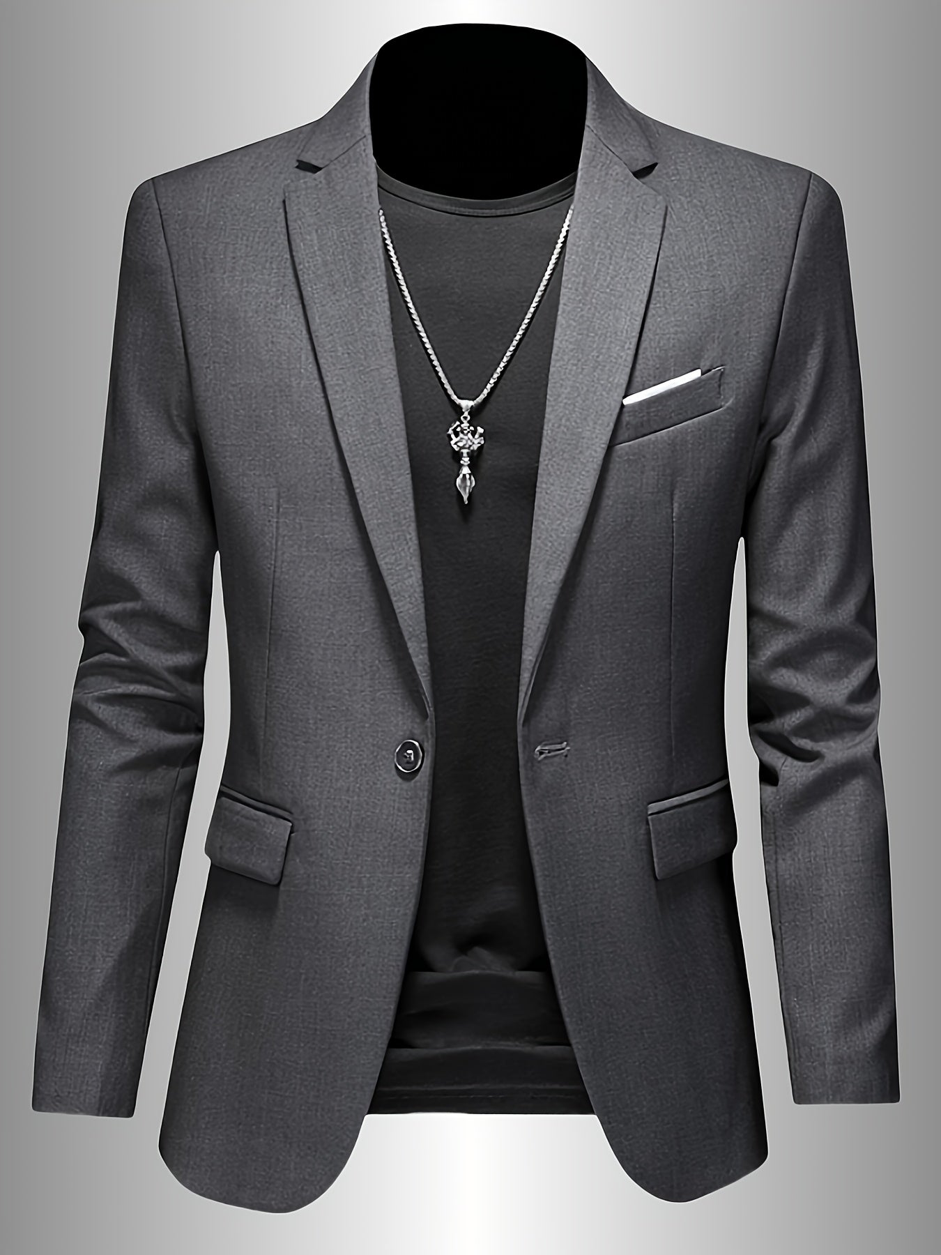 CONOR™| Men's Skinny-Fit Woven Blazer
