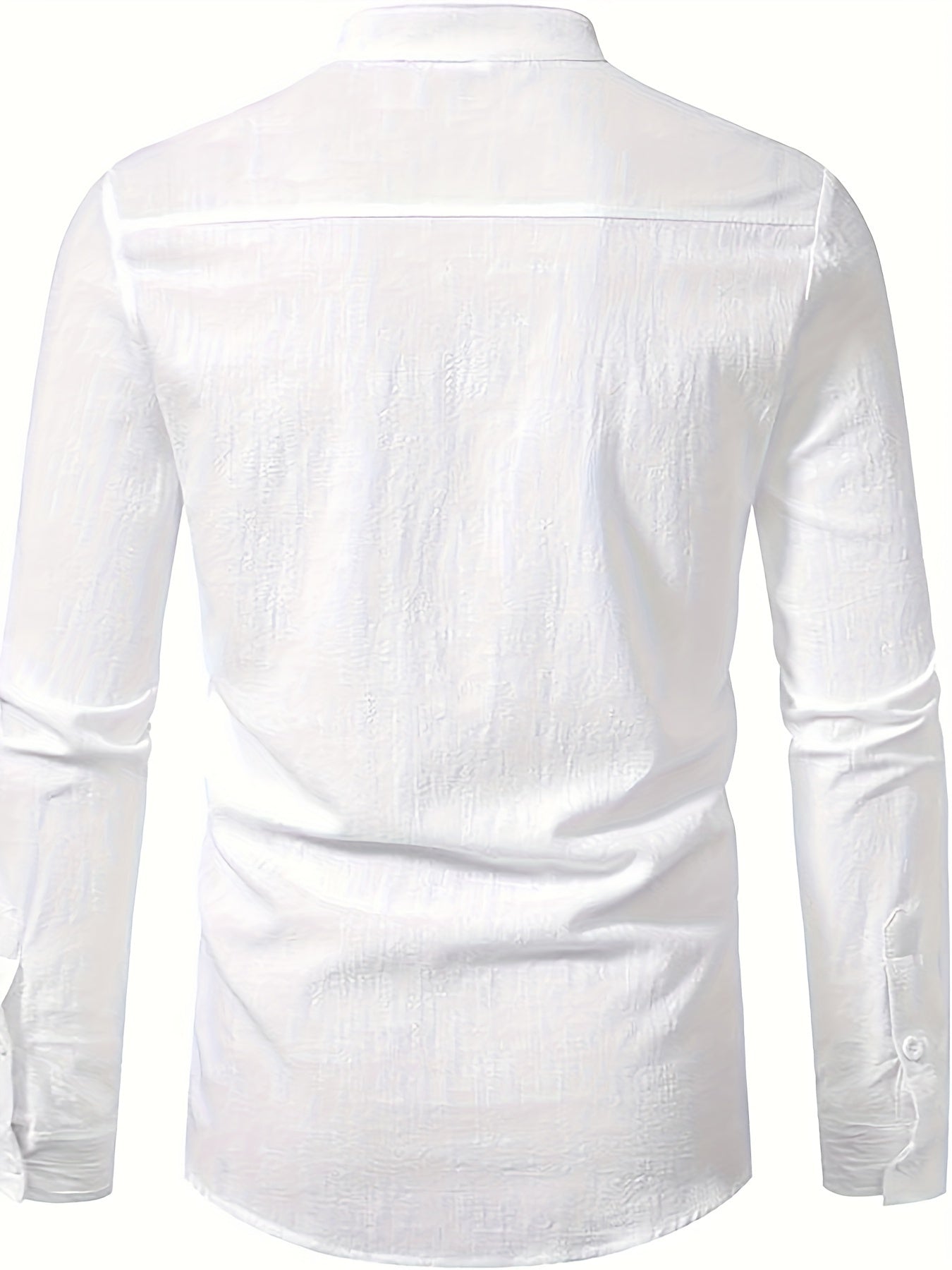 CONOR™™ | Men's Cotton-Linen Popover Shirt
