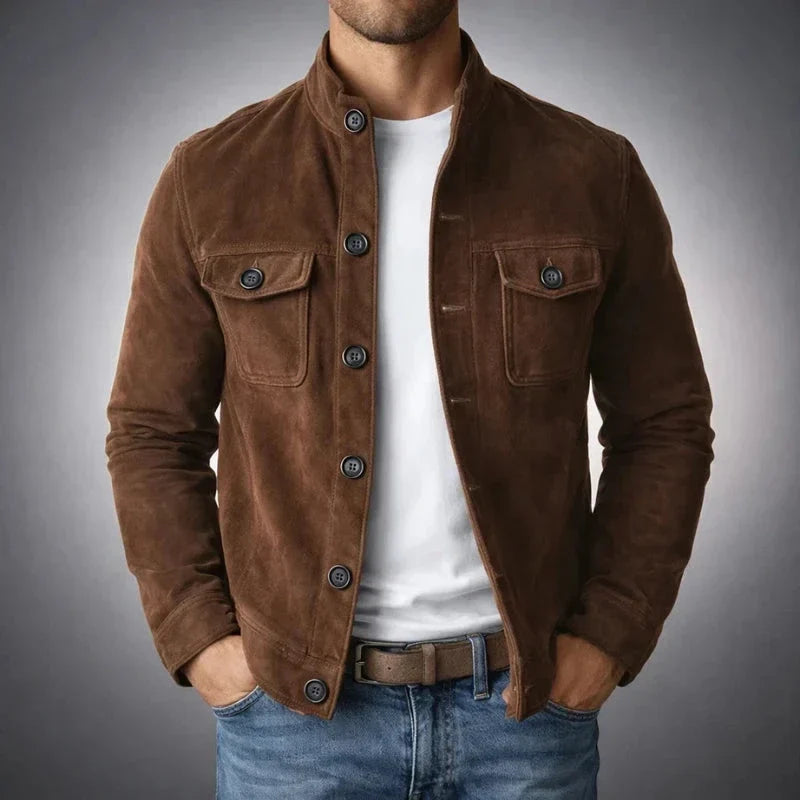 CONOR™ | Vintage Suede Utility Jacket