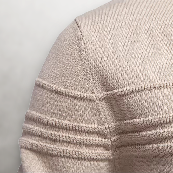 CONOR™ | Sullivan Grid-Knit Cotton Sweater