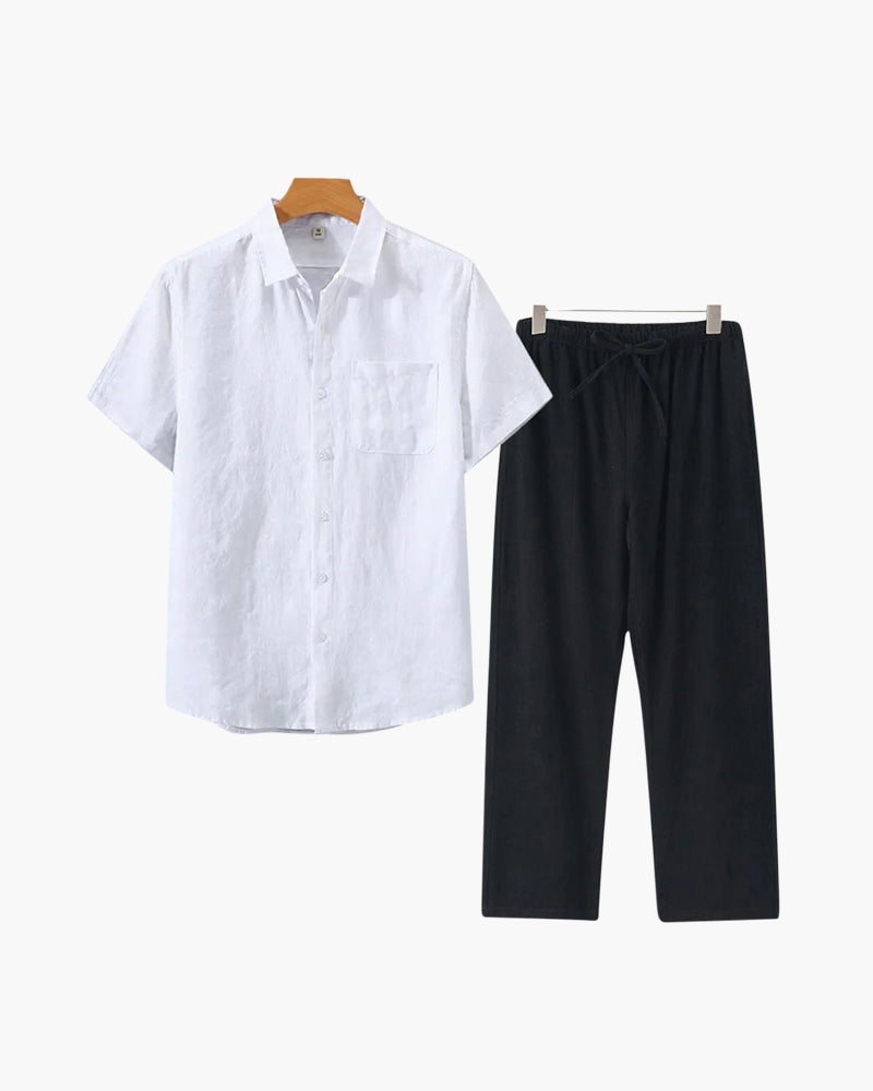 CONOR™ | LINEN COMBO (SHORTSLEEVE)