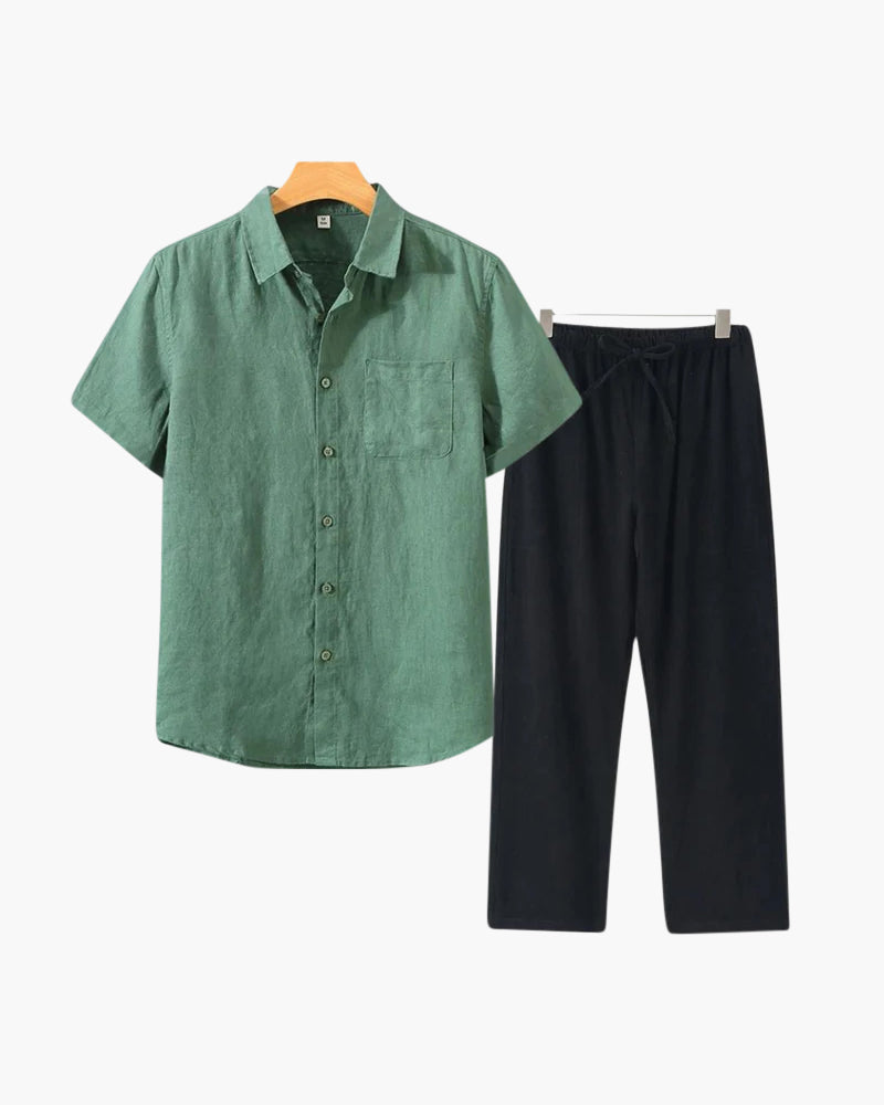 CONOR™ | LINEN COMBO (SHORTSLEEVE)