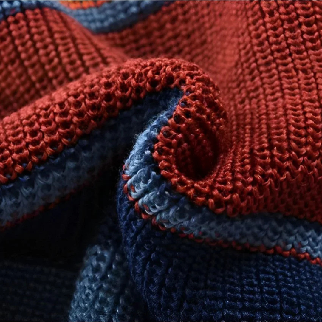 CONOR™ | Men's Striped Shawl Collar Cardigan