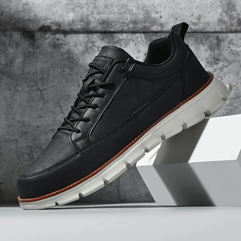 CONOR™ | LEATHER SNEAKERS WITH SUPPORT