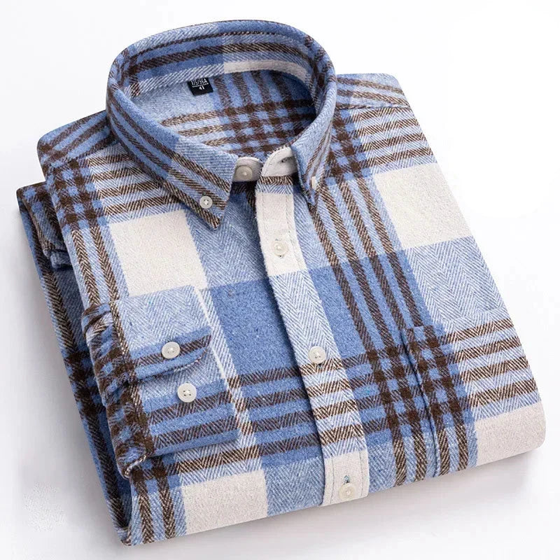 CONOR™ | Rockwell Brushed Cotton Flannel Shirt