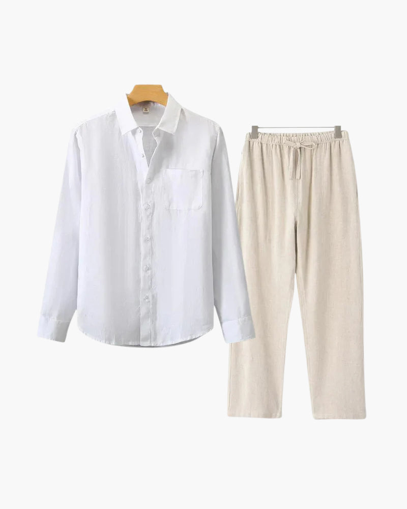 CONOR™ | LINEN COMBO (LONGSLEEVE)