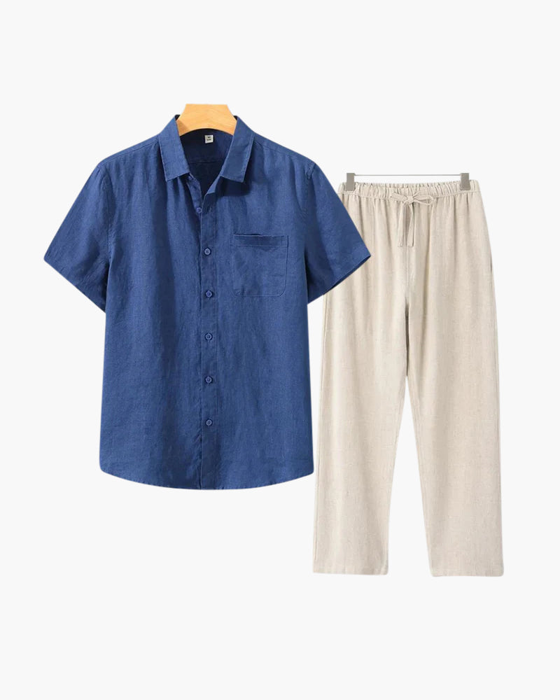 CONOR™ | LINEN COMBO (SHORTSLEEVE)