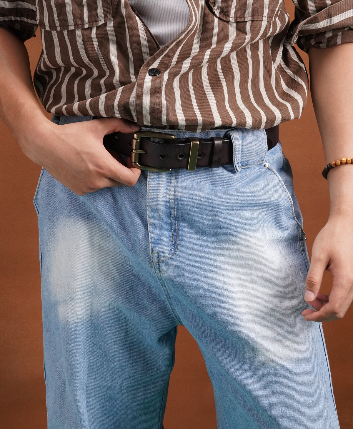 CONOR™ | Vintage Distressed Leather Belt