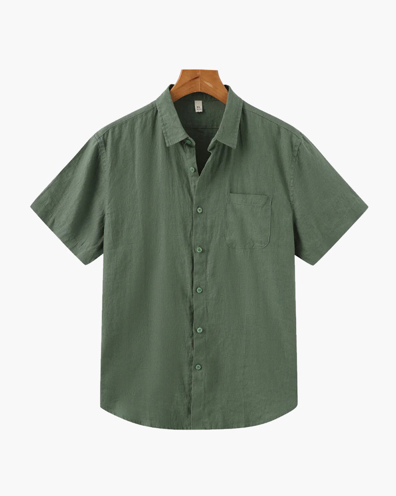 CONOR™ | LINEN SHIRT (SHORTSLEEVE)