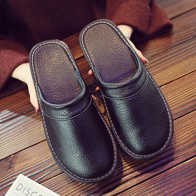 CONOR™ | Men's Leather Slippers