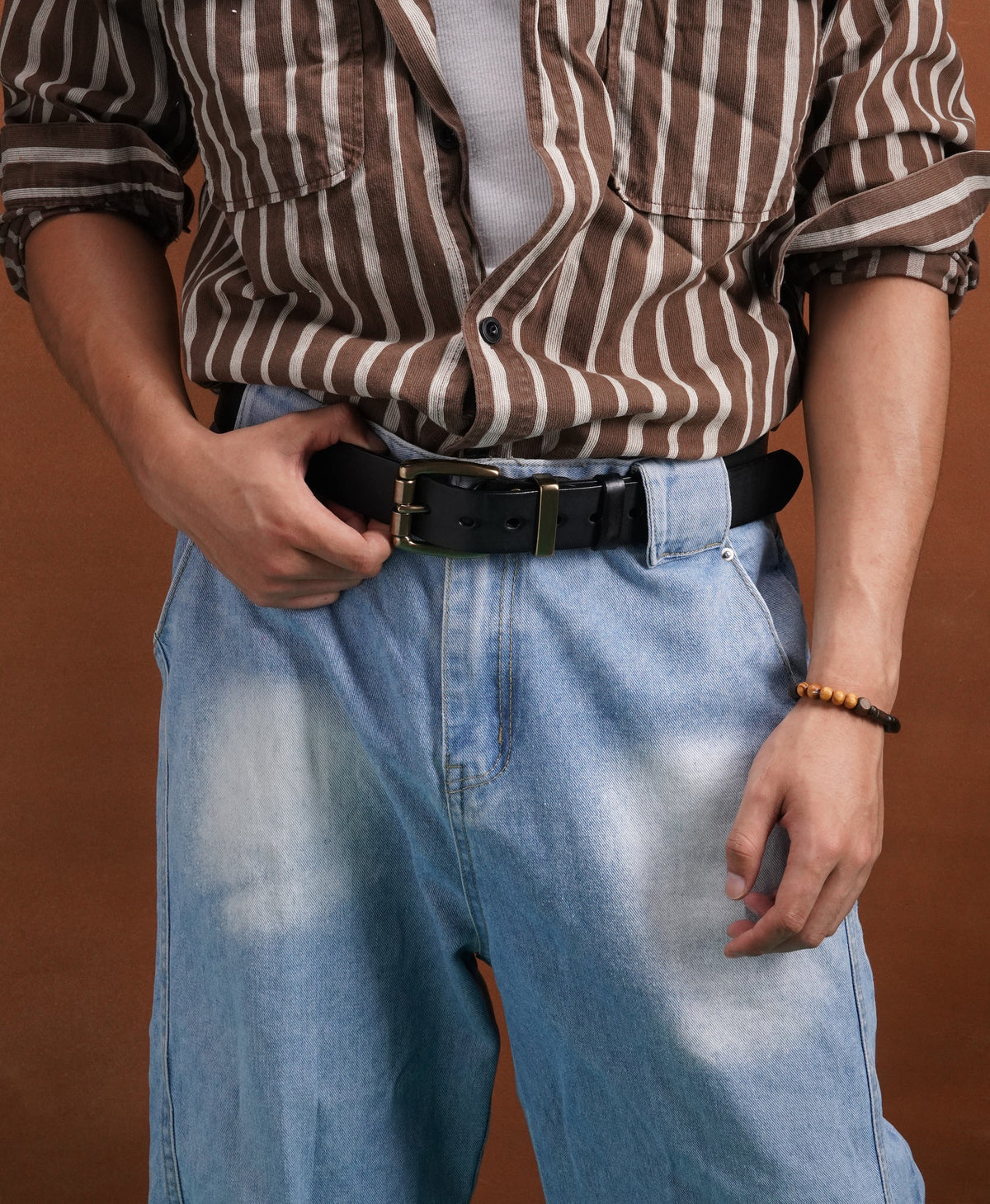 CONOR™ | Vintage Distressed Leather Belt