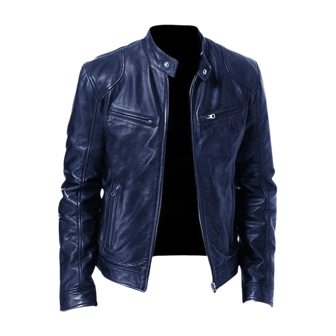 CONOR™ | ROUSSEL PARIS Casual Leather Jacket