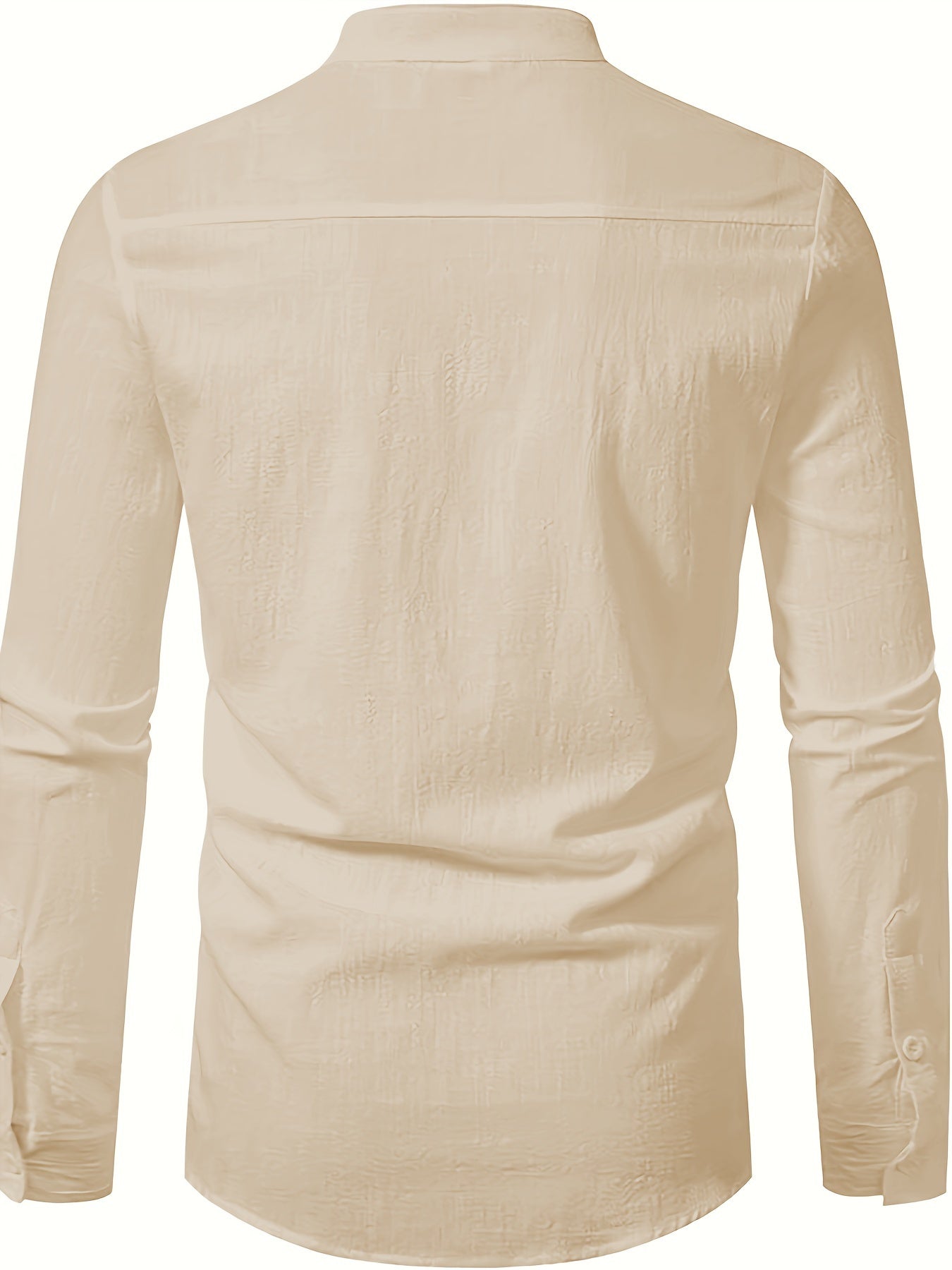 CONOR™™ | Men's Cotton-Linen Popover Shirt