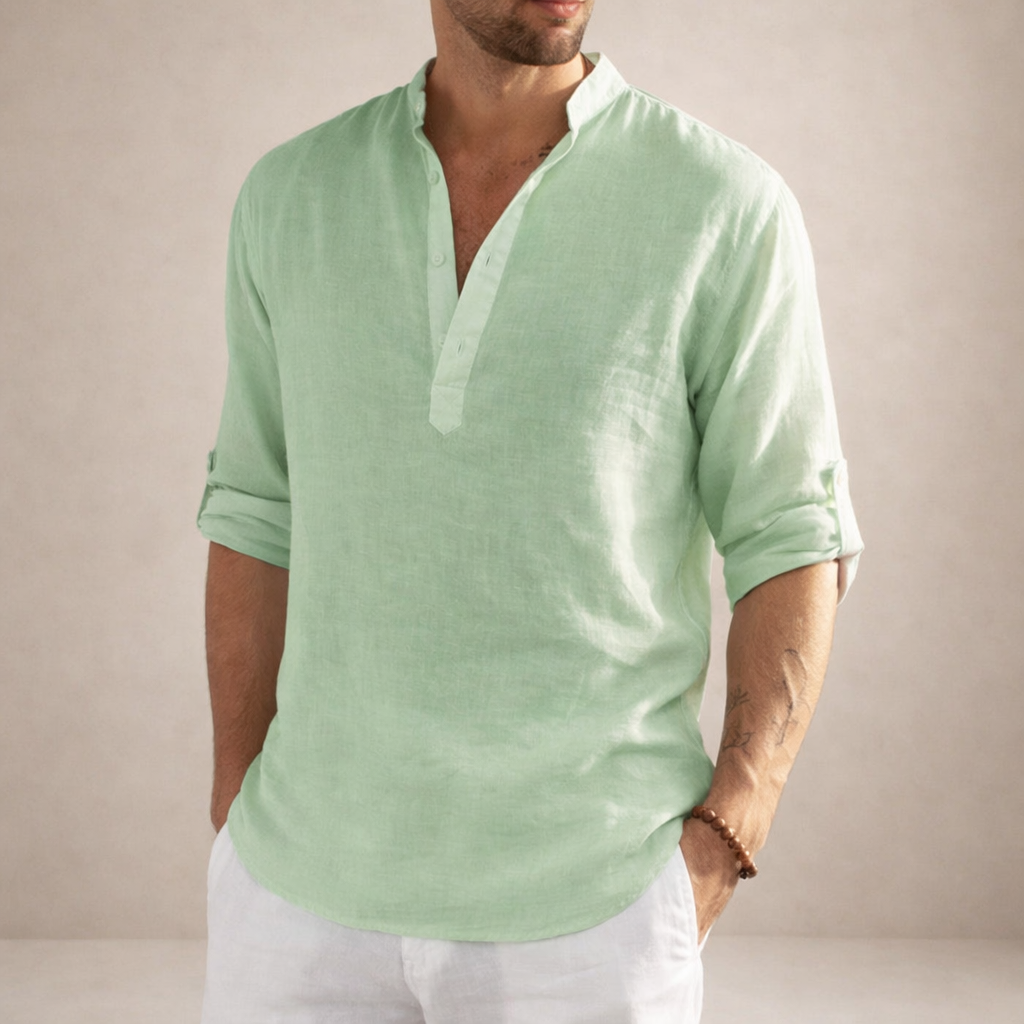CONOR™™ | Stand Collar Shirt