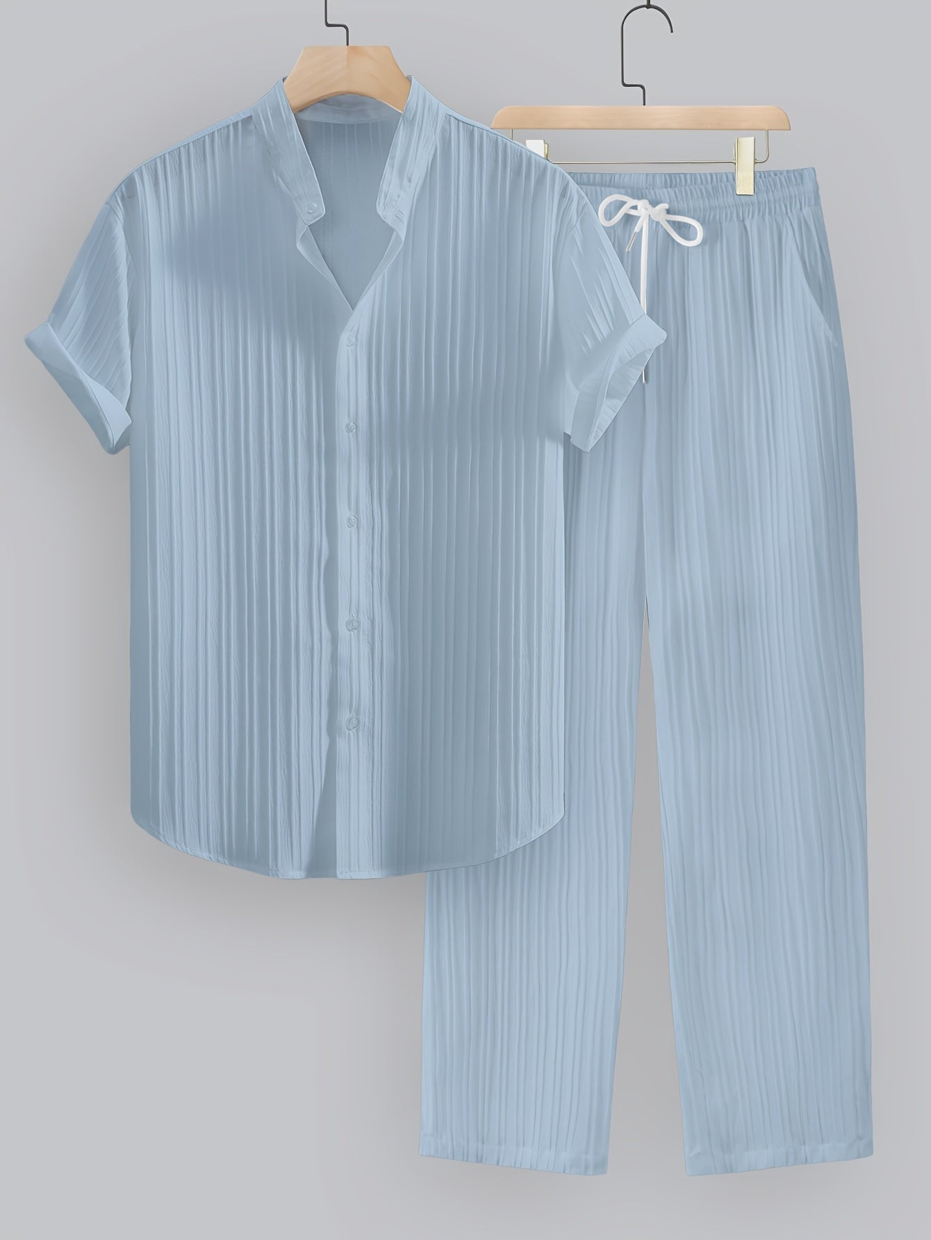 CONOR™™ | Men's Ribbed Fabric Co-Ord Set